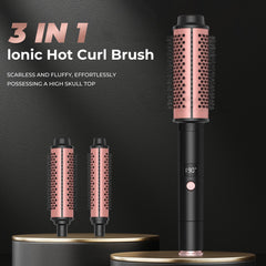 Hot Brush Set 3 in 1 Curling Iron
