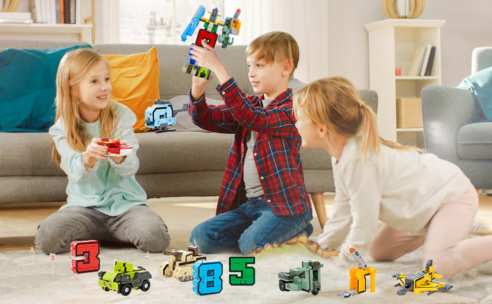 Number Transforming Toys